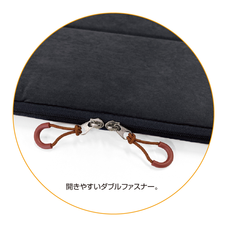 ナカバヤシ 14インチ汎用PCスタンドインナーケース/ブラック SZC-FC142310BK (tm)の商品画像10枚目