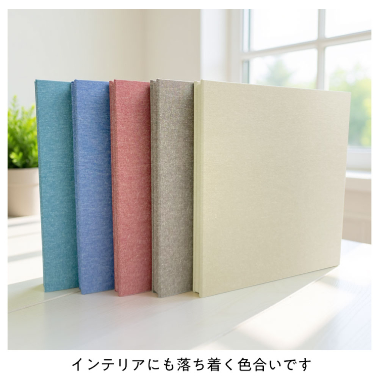 フエルネット フォトアルバム Sサイズ 黒台紙 レッド FN-SD-Rの商品画像8枚目