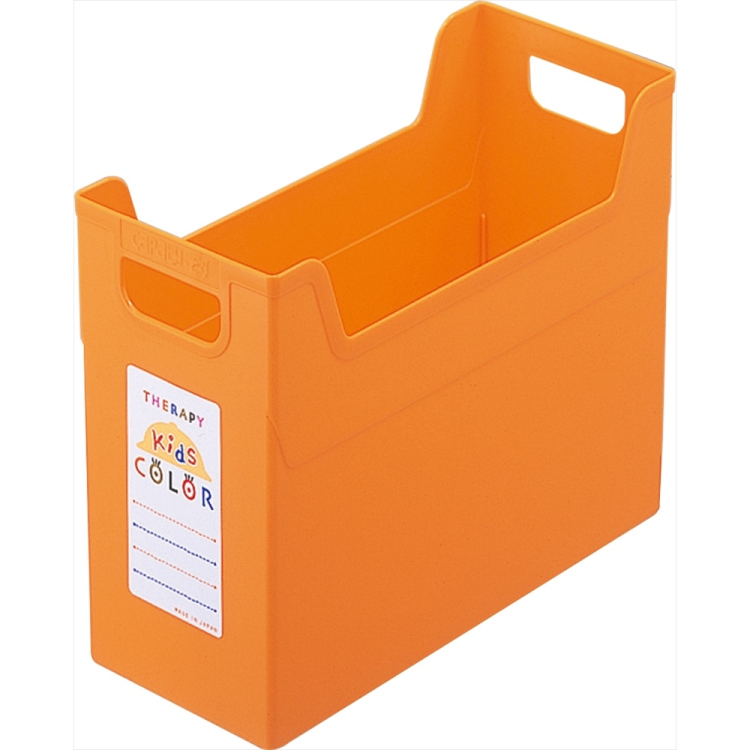 ナカバヤシ セラピーキッズカラー ファイルボックス A4 フボ-TC4-KO キッズオレンジ