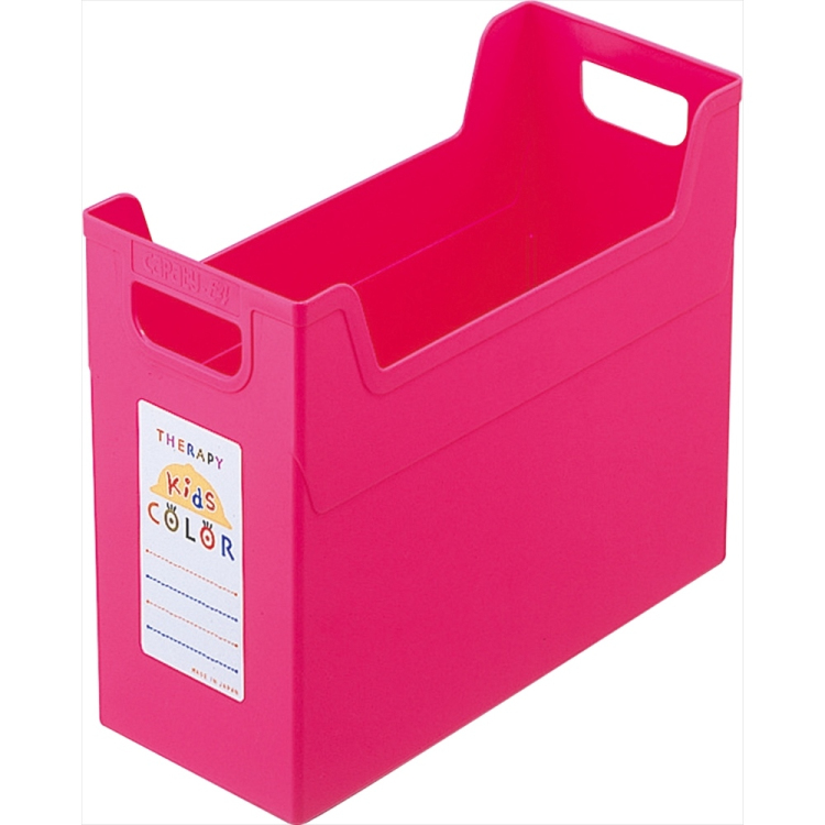 ナカバヤシ セラピーキッズカラー ファイルボックス A4 フボ-TC4-KP キッズピンク