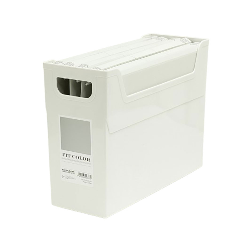 ナカバヤシ FIT COLOR A4ファイルボックス GY グレー FB-FCE4S-GYの商品画像2枚目