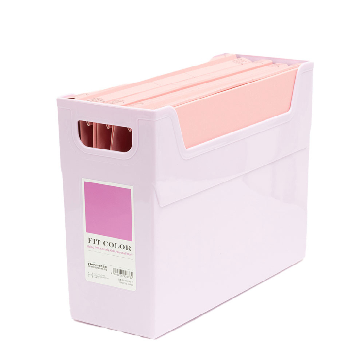 ナカバヤシ FIT COLOR A4ファイルボックス PI ピンク FB-FCE4S-PIの商品画像2枚目