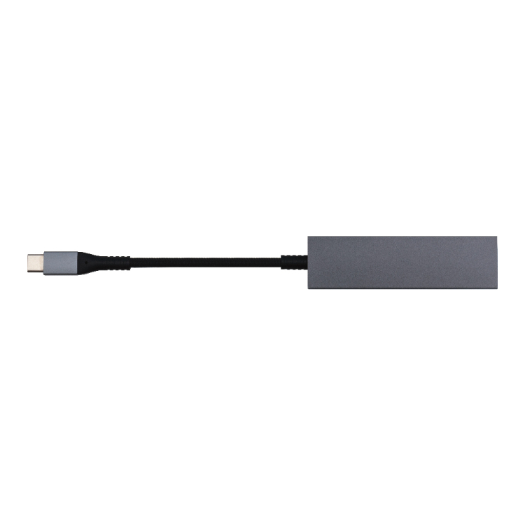ナカバヤシ USB3.2Type-C2pアルミハブ(3.5)/グレー UH-C3433GY (tm)の商品画像5枚目