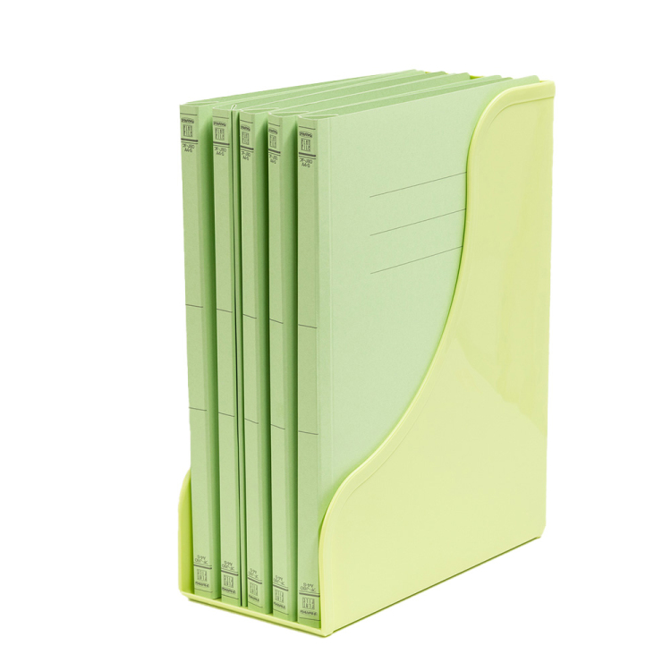 ナカバヤシ FIT COLOR A4ファイルスタンド GN グリーン FB-FCE6E-GNの商品画像2枚目