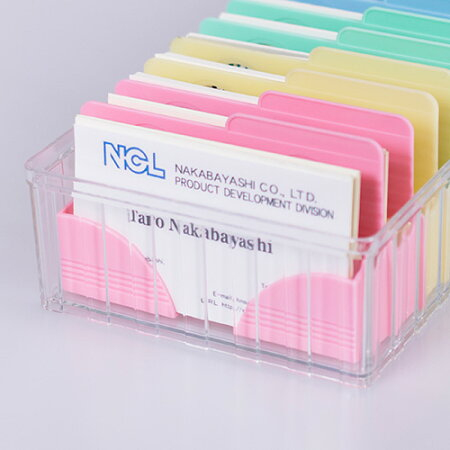 ナカバヤシ 名刺分庫 PHM-101CU アーバンカラーの商品画像7枚目