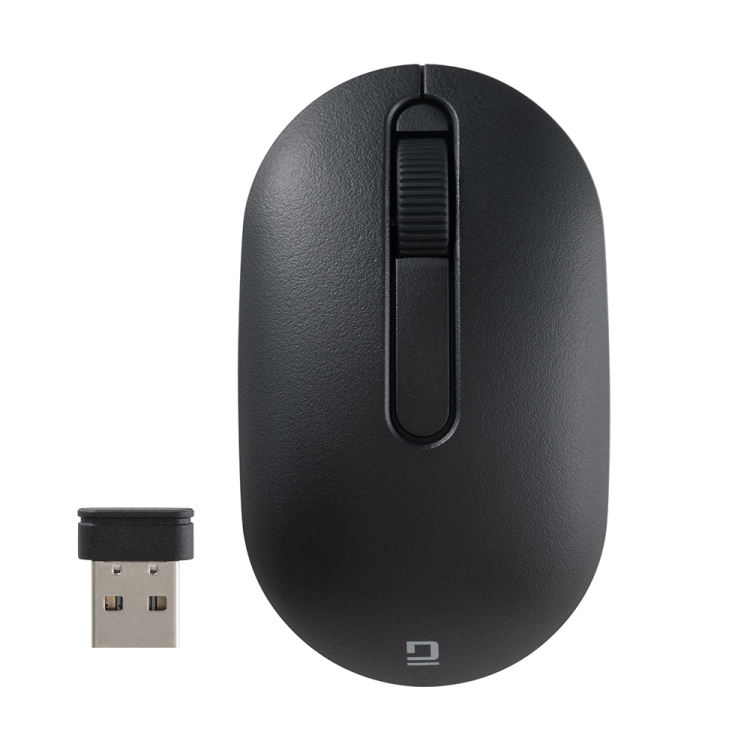 ナカバヤシ 小型無線静音3ボタンBlueLEDマウス/ブラック MUS-RKT246BK (tm)の商品画像9枚目