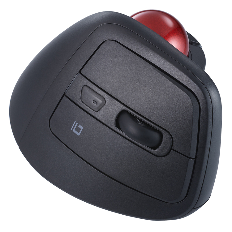 ナカバヤシ 無線エルゴ静音5ボタン光学式トラックボール/ブラック MUS-TRKF248BK (tm)の商品画像8枚目
