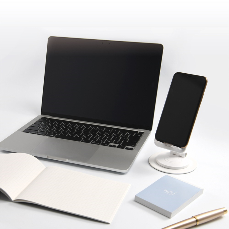 ナカバヤシ　折りたたみスマートフォンスタンド／ホワイト　SMA-H008W　(tm)の商品画像5枚目