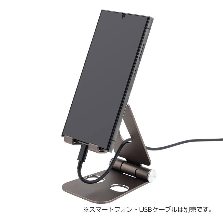 ナカバヤシ　アルミスタンド／ブラウン　SST-20BR　(tm)の商品画像3枚目