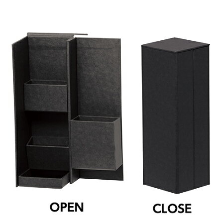 ナカバヤシ ライフスタイルツール ボックスS LST-B01BK ブラックの商品画像3枚目