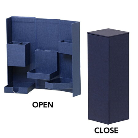 ナカバヤシ ライフスタイルツール ボックスM LST-B02NV ネイビーの商品画像3枚目