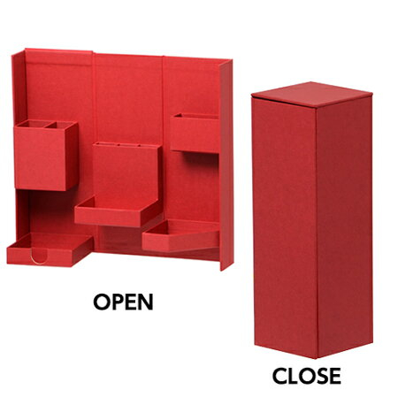 ナカバヤシ ライフスタイルツール ボックスM LST-B02WR ワインレッドの商品画像3枚目