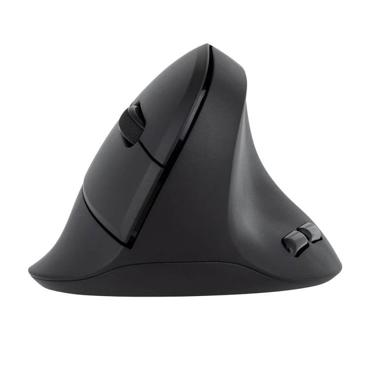 ナカバヤシ 無線静音5ボタンBlueLEDエルゴマウス/ブラック MUS-RKF251BK (tm)の商品画像2枚目