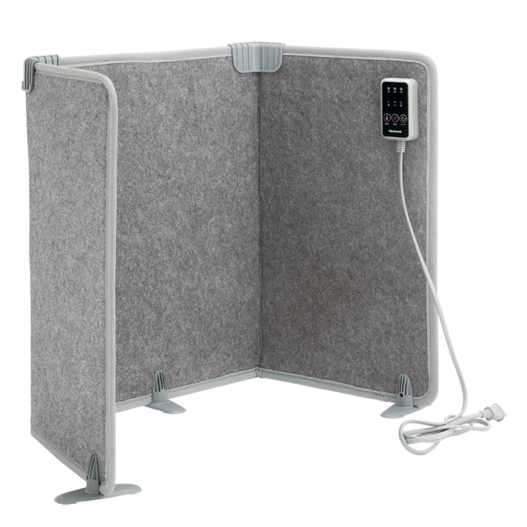 ナカバヤシ ぽかぽか DESKパネルヒーター ACH-001GY (tm)の商品画像2枚目