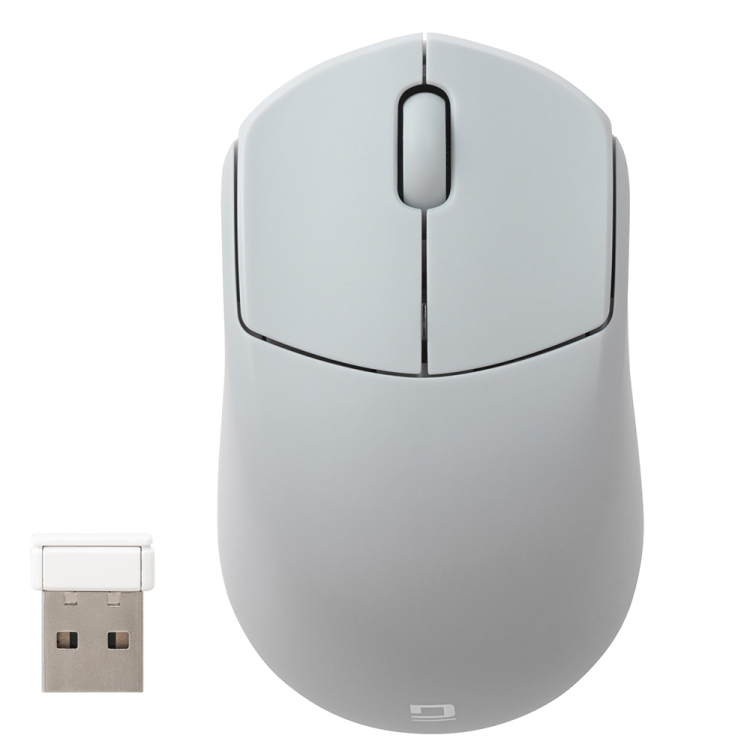 ナカバヤシ 小型無線静音3ボタンBlueLEDマウス/グレー MUS-RKT249GY (tm)の商品画像9枚目