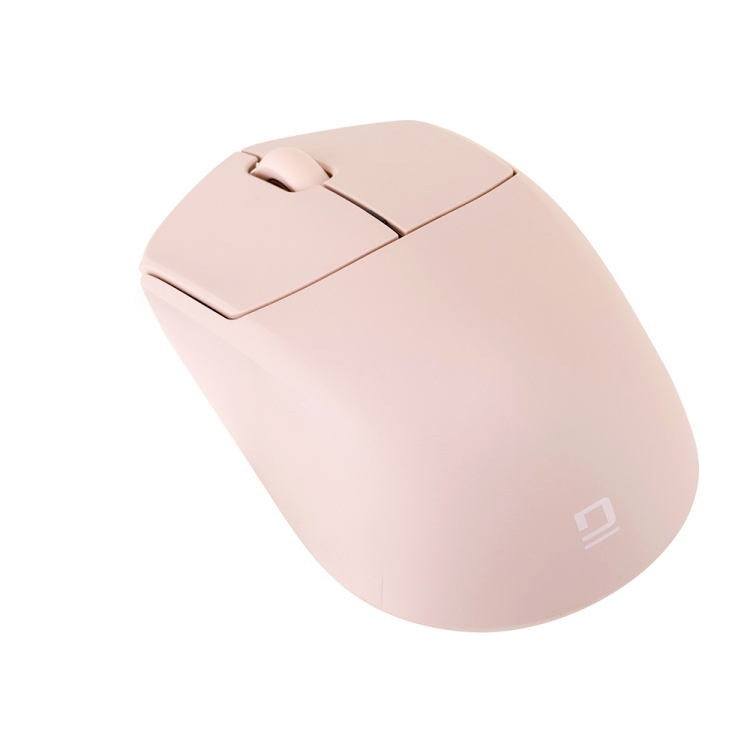 ナカバヤシ 小型BT静音3ボタンBlueLEDマウス/ピンク MUS-BKT250P (tm)の商品画像1枚目