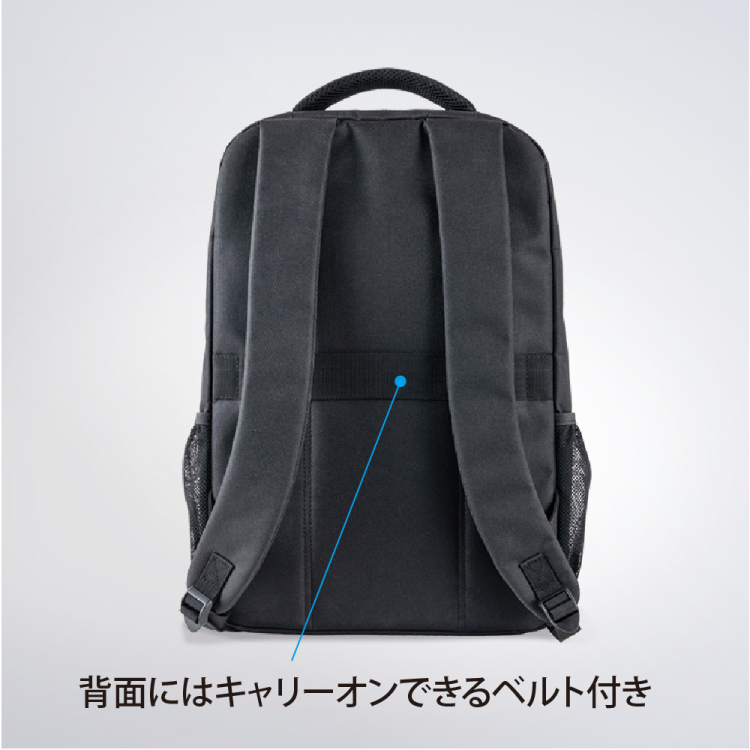 ナカバヤシ キャリングバッグ/ブラック CB-286BK (tm)の商品画像3枚目