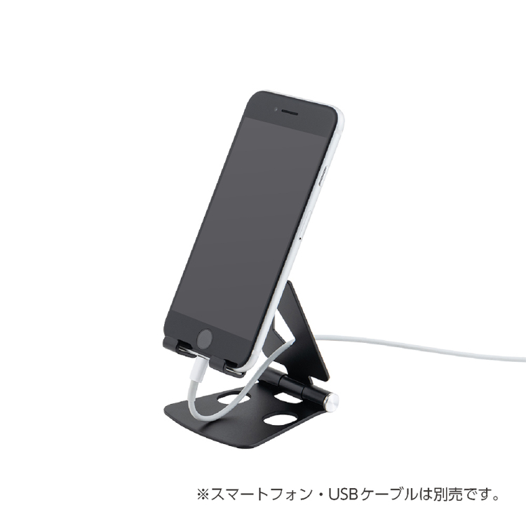 ナカバヤシ　アルミスタンド　ミニ／ブラック　SST-21BK　(tm)の商品画像3枚目