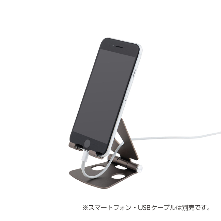 ナカバヤシ　アルミスタンド　ミニ／ブラウン　SST-21BR　(tm)の商品画像3枚目