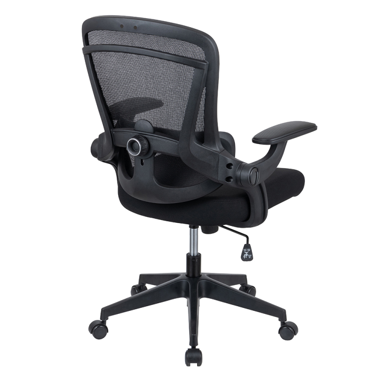 ナカバヤシ ランバーサポートメッシュチェア/ブラック CNN-008BK (tm)の商品画像7枚目