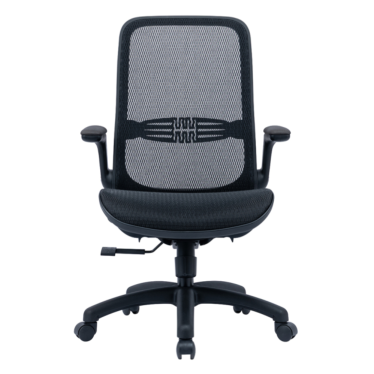 ナカバヤシ オールメッシュチェア/ブラック RZS-401BK (tm)の商品画像9枚目