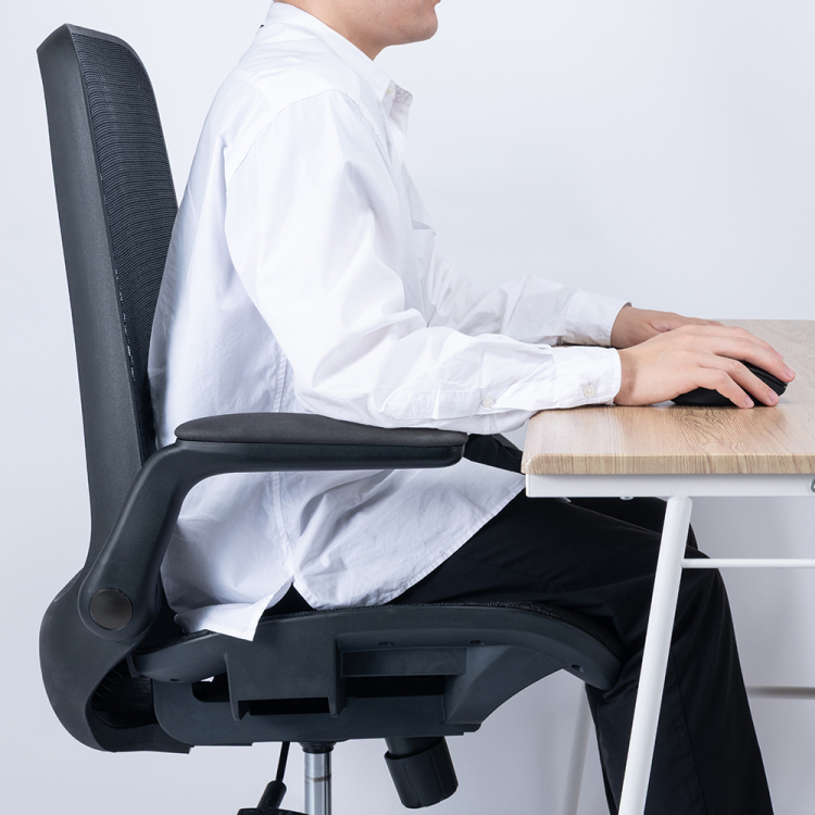 ナカバヤシ オールメッシュチェア/ブラック RZS-401BK (tm)の商品画像14枚目