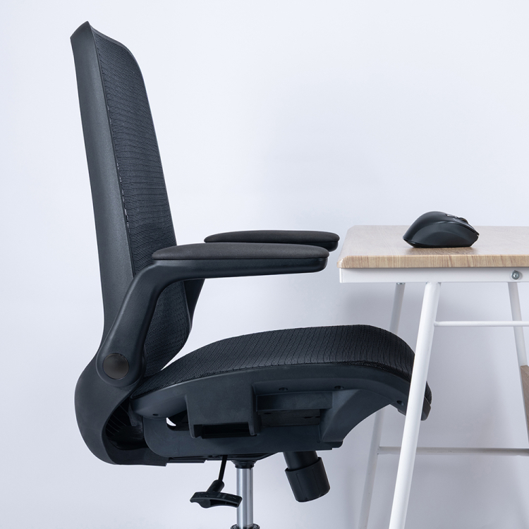 ナカバヤシ オールメッシュチェア/ブラック RZS-401BK (tm)の商品画像15枚目