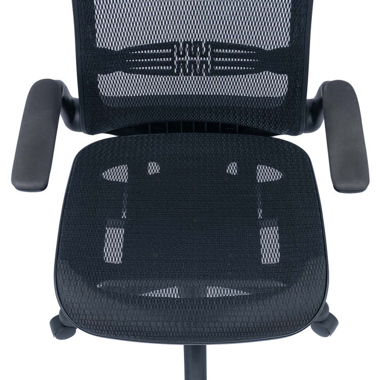 ナカバヤシ オールメッシュチェア/ブラック RZS-401BK (tm)の商品画像16枚目