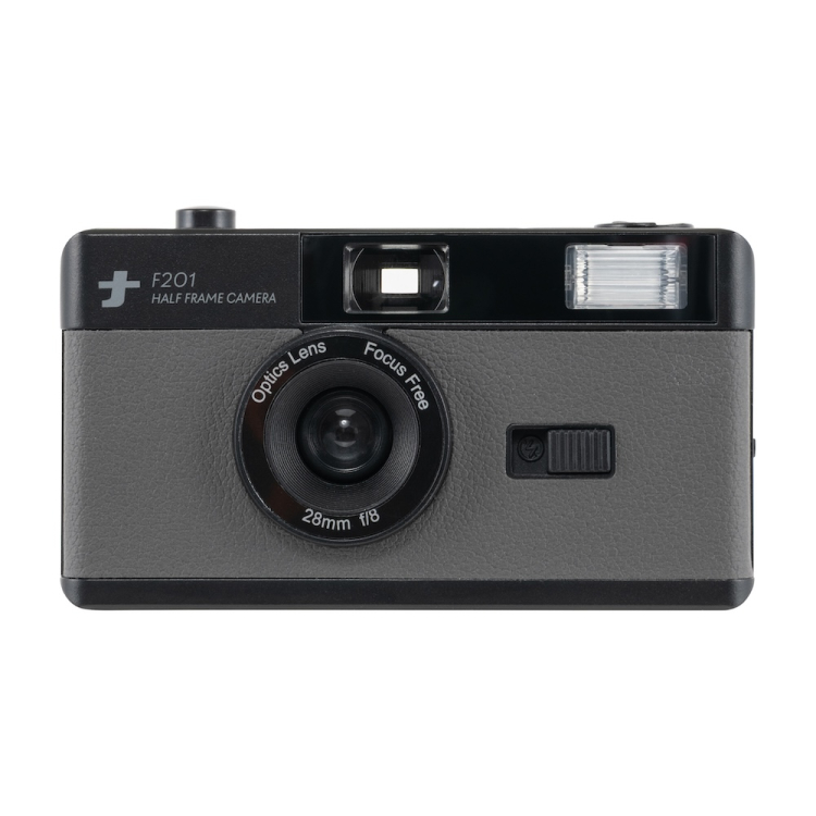 ナカバヤシ　フィルムナカメラhalf／ダークグレー　CAM-F201DG　(tm)の商品画像1枚目