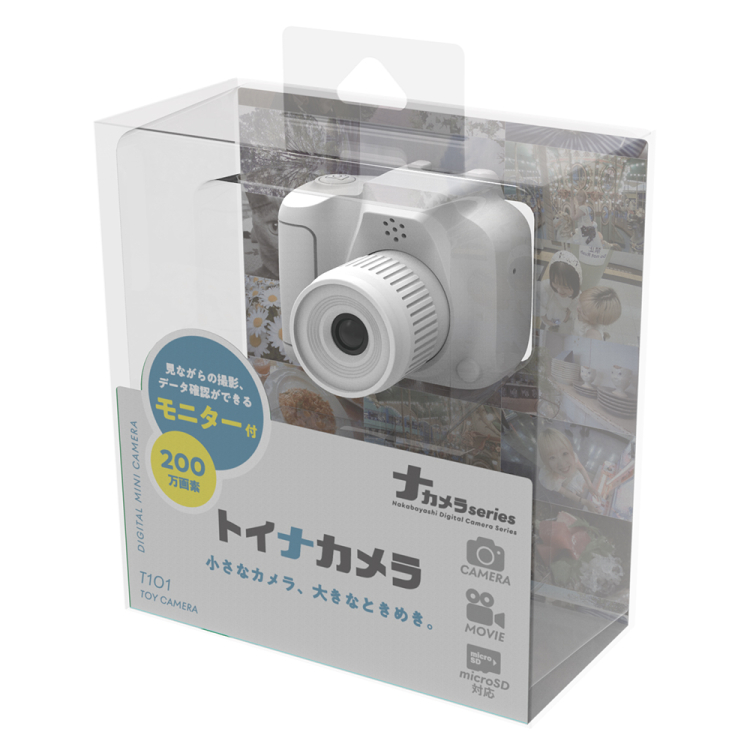 ナカバヤシ　トイナカメラ／ホワイト　CAM-T101WH　(tm)の商品画像5枚目
