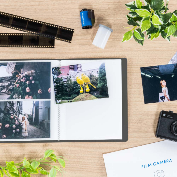 ナカバヤシ フィルムナアルバム 40/ブラック L判2段ポケット 40枚収納 A-NAPL-400-Dの商品画像5枚目