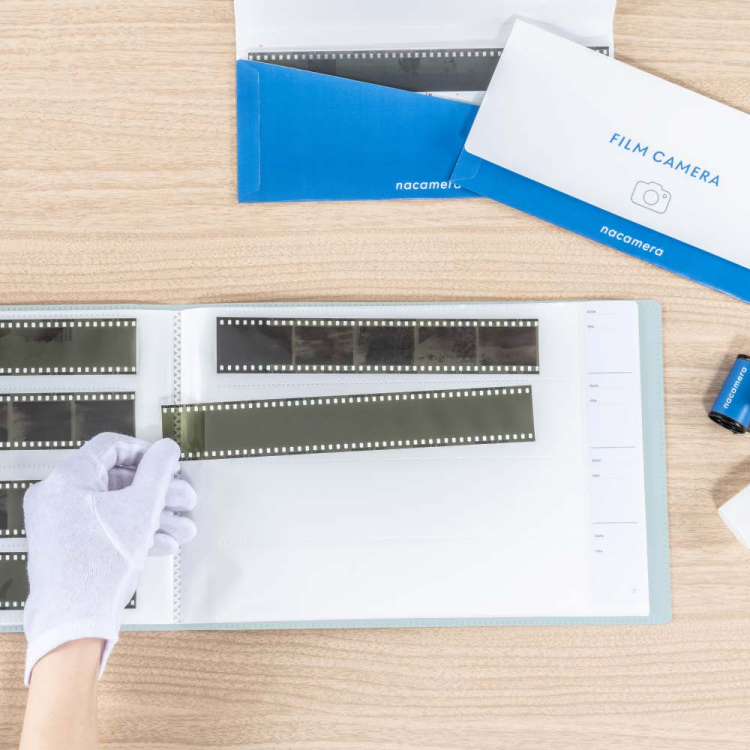 ナカバヤシ ネガナアルバム/ブルー ネガフィルム4段ポケット 112枚収納 A-NAPN-110-Bの商品画像7枚目