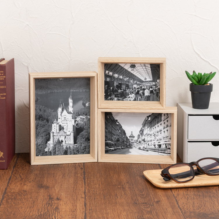 ナカバヤシ ソロフレーム/L/ナチュラル F-TW-120-NAの商品画像4枚目