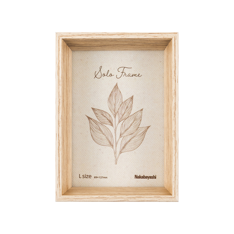 ナカバヤシ ソロフレーム/L/ナチュラル F-TW-120-NAの商品画像1枚目
