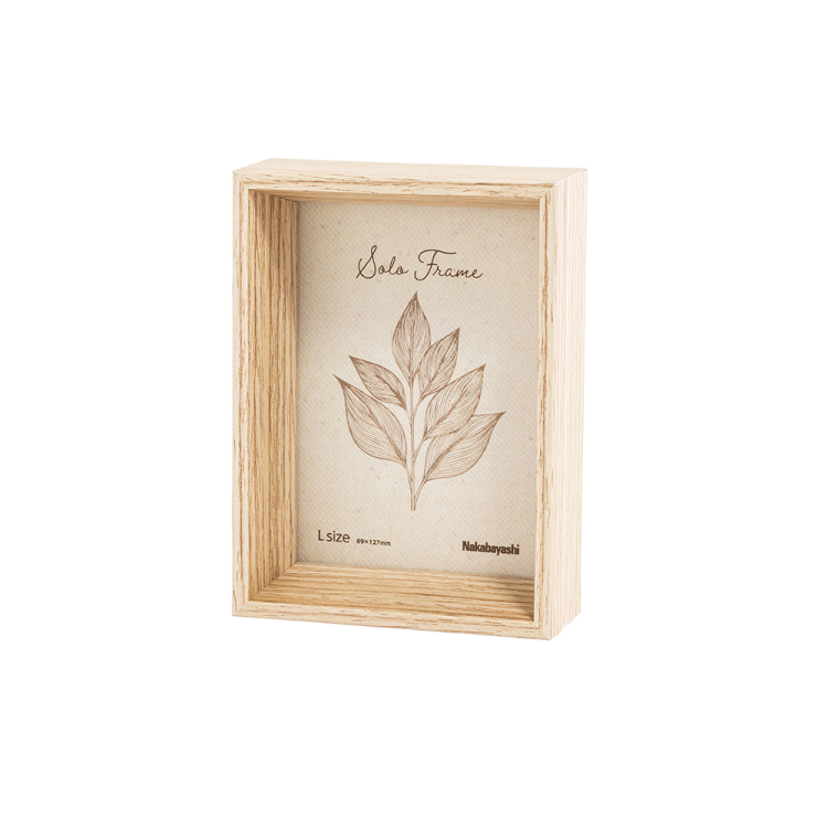 ナカバヤシ ソロフレーム/L/ナチュラル F-TW-120-NAの商品画像2枚目