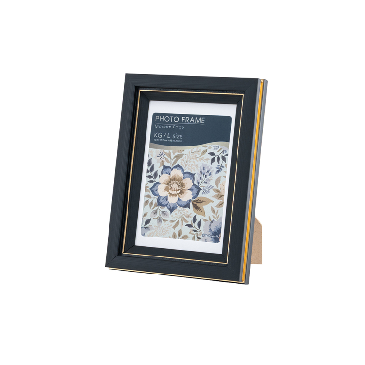 ナカバヤシ モダンエッジ/フォトフレーム/KG・L/ブラック F-TP-126-Dの商品画像3枚目