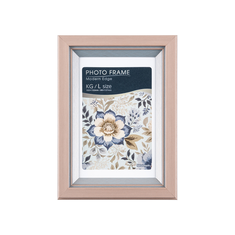 ナカバヤシ　モダンエッジ／フォトフレーム／KG・L／セピア　F-TP-126-Sの商品画像1枚目