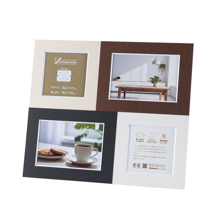 ナカバヤシ Vカットペーパースタンド/4面/01 VPS-4W-01の商品画像3枚目