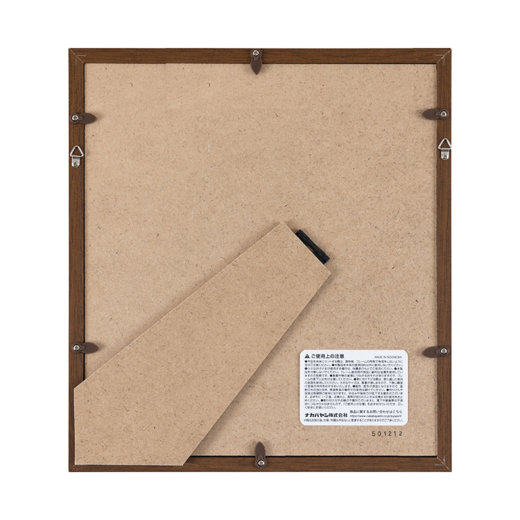 ナカバヤシ メモリアルフォトフレーム/色紙/ブラウン F-TW-118-BRの商品画像2枚目