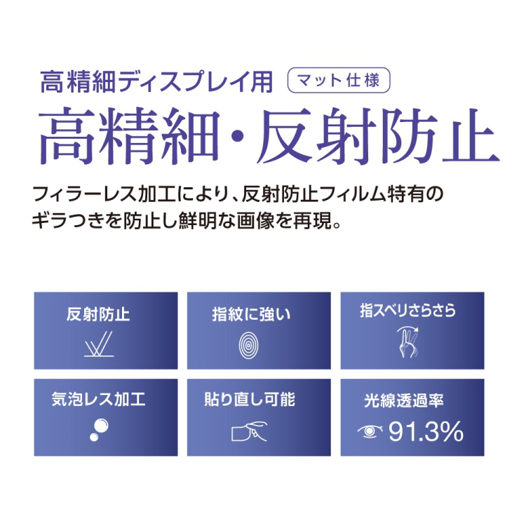 ナカバヤシ Surface Laptop 3 13.5インチ 用 高精細反射防止フィルム TBF-SFL191FLH (tm) の商品画像2枚目