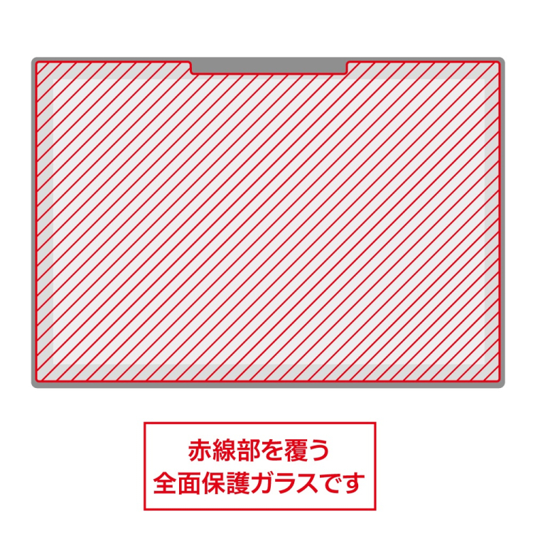 ナカバヤシ 液晶保護ガラス Surface Laptop3 13.5インチ用 (反射防止) TBF-SFL191GG (tm) の商品画像3枚目