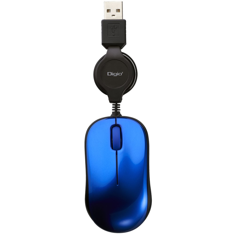 ナカバヤシ くるんとmini 小型巻き取り有線3ボタンBlueLEDマウス ブルー MUS-UKT166BL (tm) の商品画像4枚目