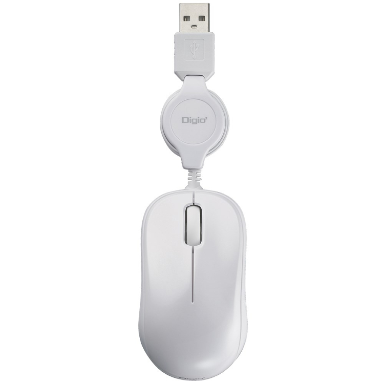 ナカバヤシ くるんとmini 小型巻き取り有線3ボタンBlueLEDマウス ホワイト MUS-UKT166W (tm) の商品画像4枚目