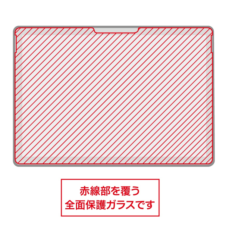 ナカバヤシ 液晶保護ガラスフィルム Surface Pro7用 (反射防止) TBF-SFP19GFLG (tm) の商品画像3枚目