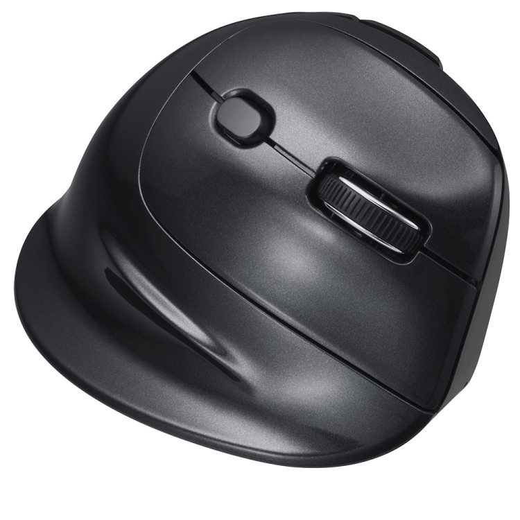 ナカバヤシ 高速スクロール 無線エルゴノミクス5ボタン BlueLEDマウス/ブラック MUS-RKF176BK (tm) の商品画像5枚目