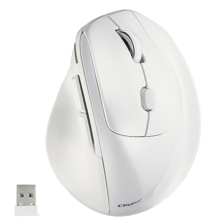 ナカバヤシ　高速スクロール　無線エルゴノミクス5ボタン BlueLEDマウス/ホワイト　MUS-RKF176W　(tm)　の商品画像9枚目