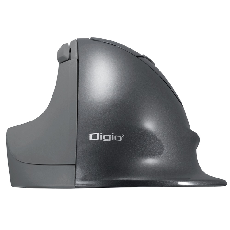 ナカバヤシ 高速スクロール Bluetooth5.0 エルゴノミクス5ボタン BlueLEDマウス/グレー MUS-BKF177GY (tm)の商品画像4枚目