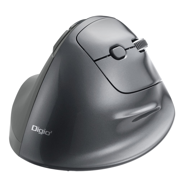 ナカバヤシ 高速スクロール Bluetooth5.0 エルゴノミクス5ボタン BlueLEDマウス/グレー MUS-BKF177GY (tm)の商品画像7枚目