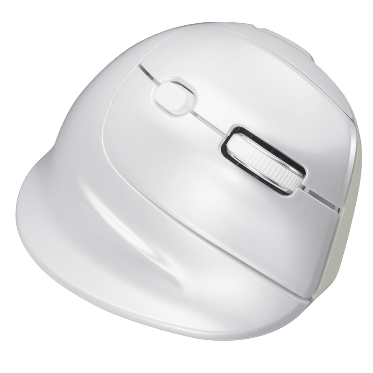 ナカバヤシ 高速スクロール Bluetooth5.0 エルゴノミクス5ボタン BlueLEDマウス/ホワイト MUS-BKF177W (tm)の商品画像5枚目