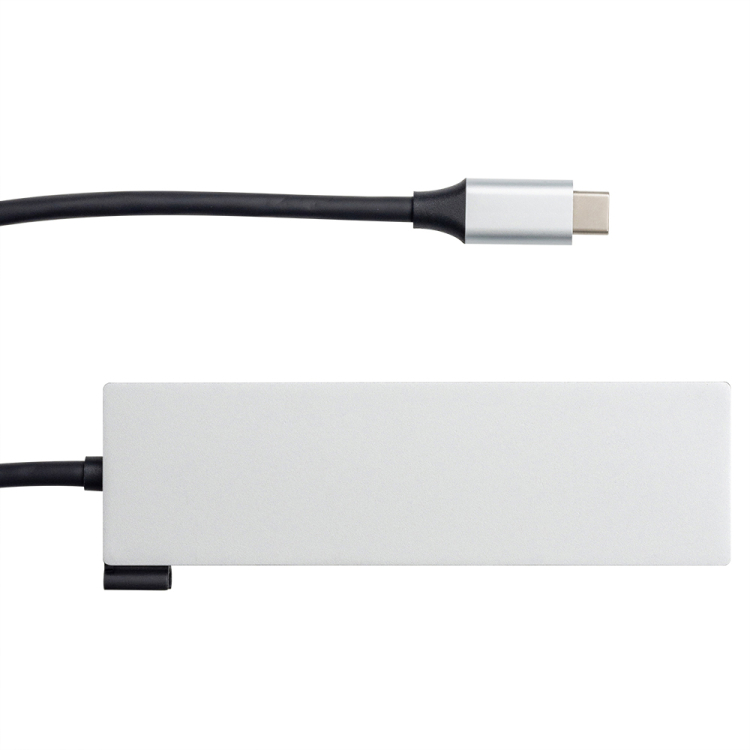 ナカバヤシ 【STIXシリーズ】PD対応Type-Cアルミドッキングステーション50cm/シルバー UD-C01LSL (tm)の商品画像1枚目